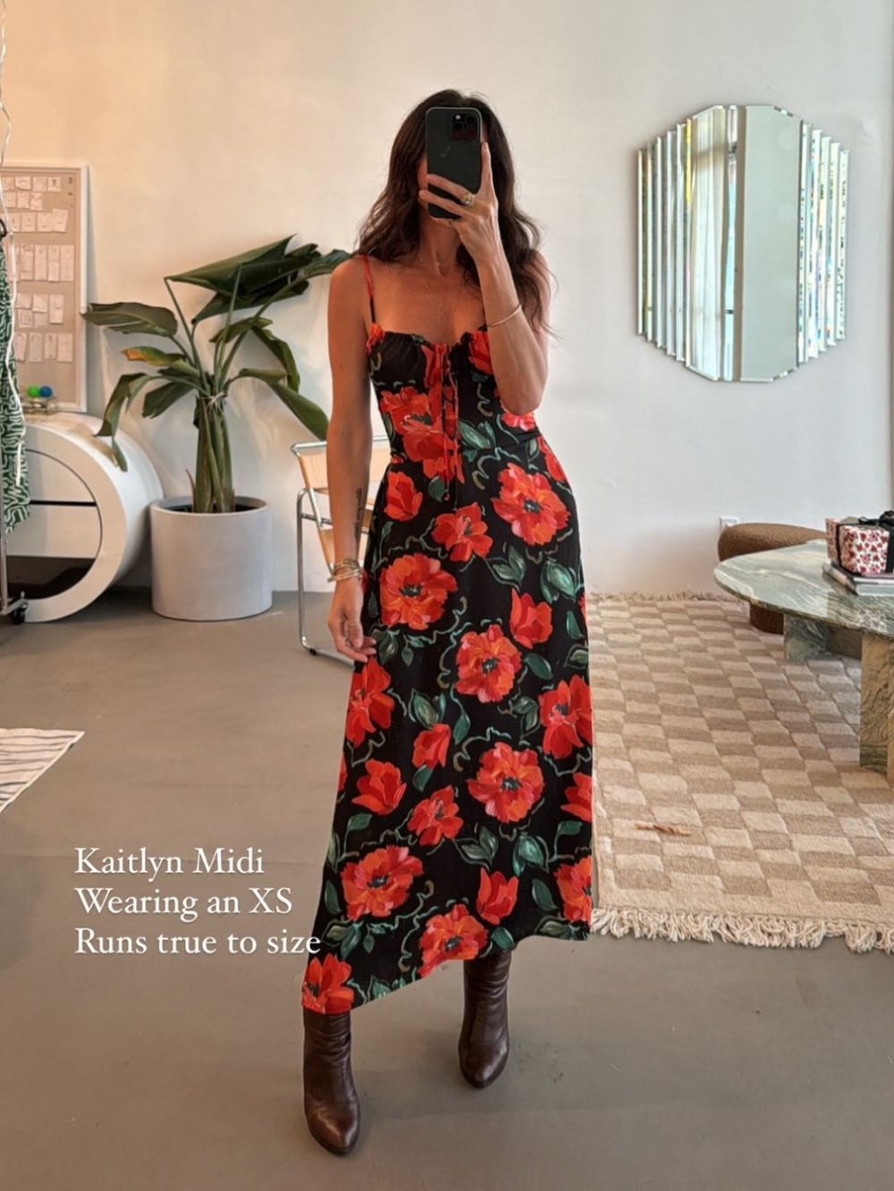 RESA Kaitlyn Dress in Poppy XS